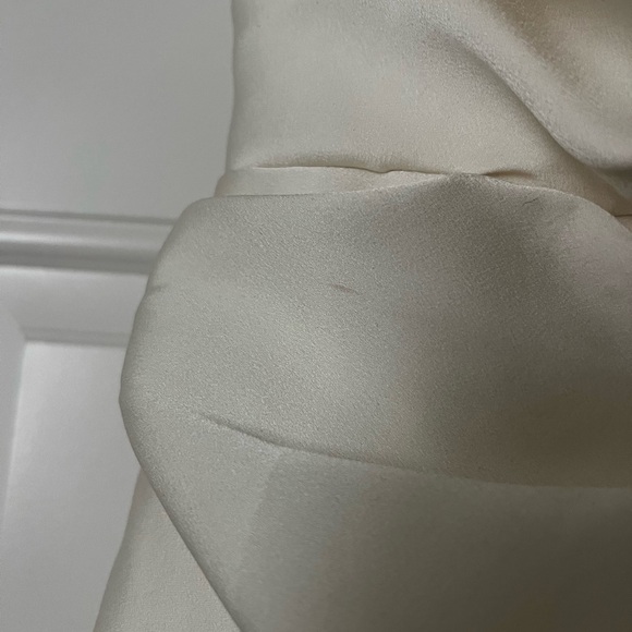 House of CB Emanuela Ivory Draped Ruched Mini Dress - Picture 8 of 13